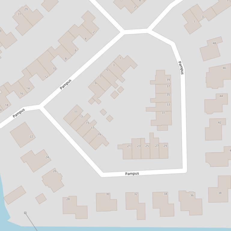 Kaart van  Pampus.