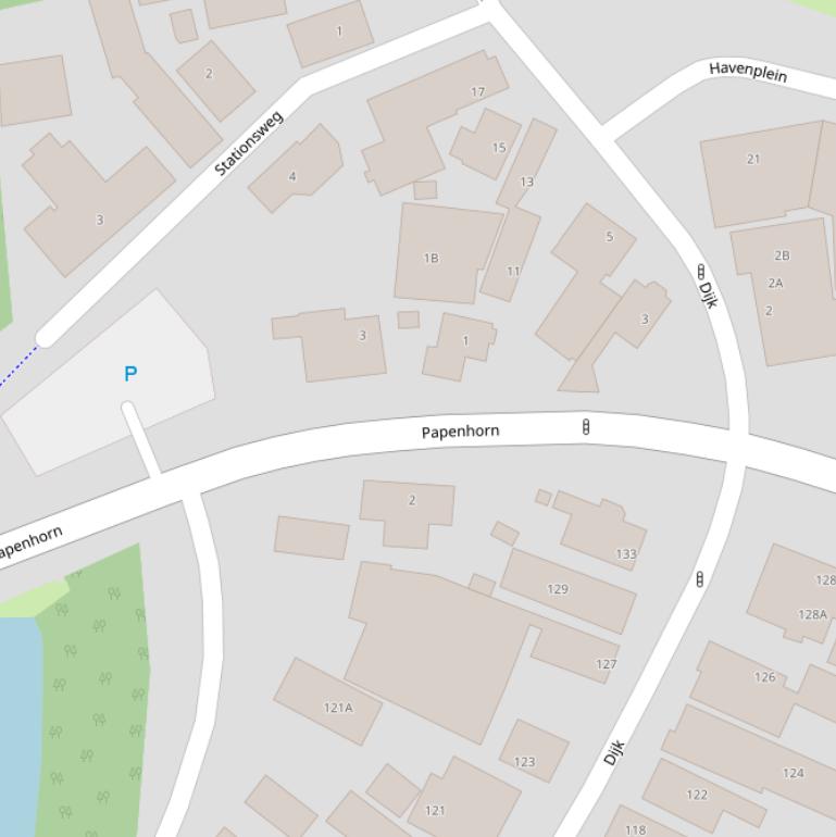 Kaart van  Papenhorn.