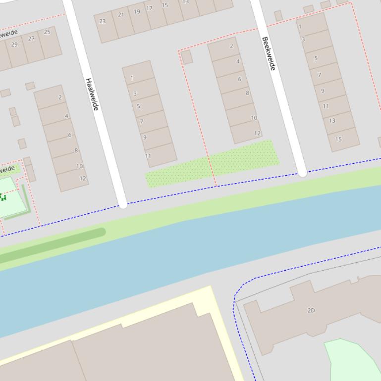 Kaart van de Papenweide.