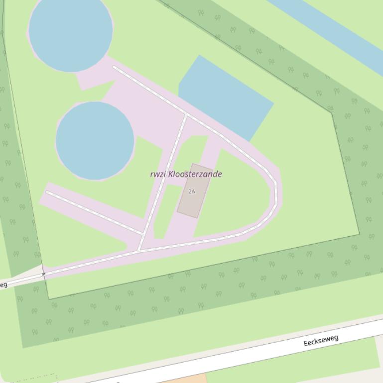 Kaart van de Parallelweg.