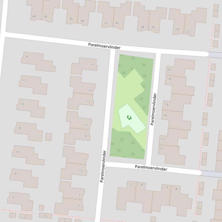 Kaart van  Parelmoervlinder.