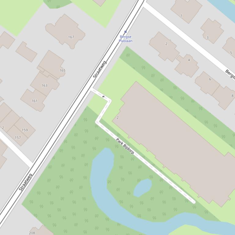 Kaart van  Park Bijdorp.