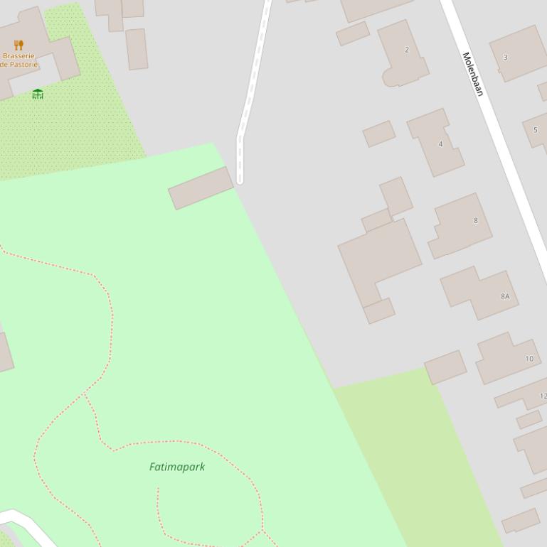 Kaart van de Parklaan.