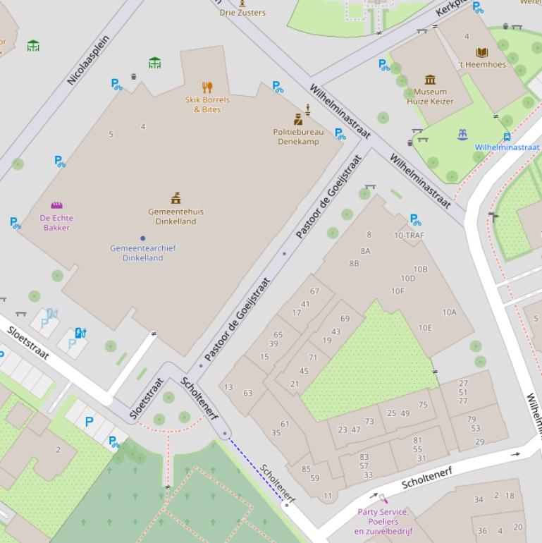 Kaart van  Pastoor de Goeystraat.