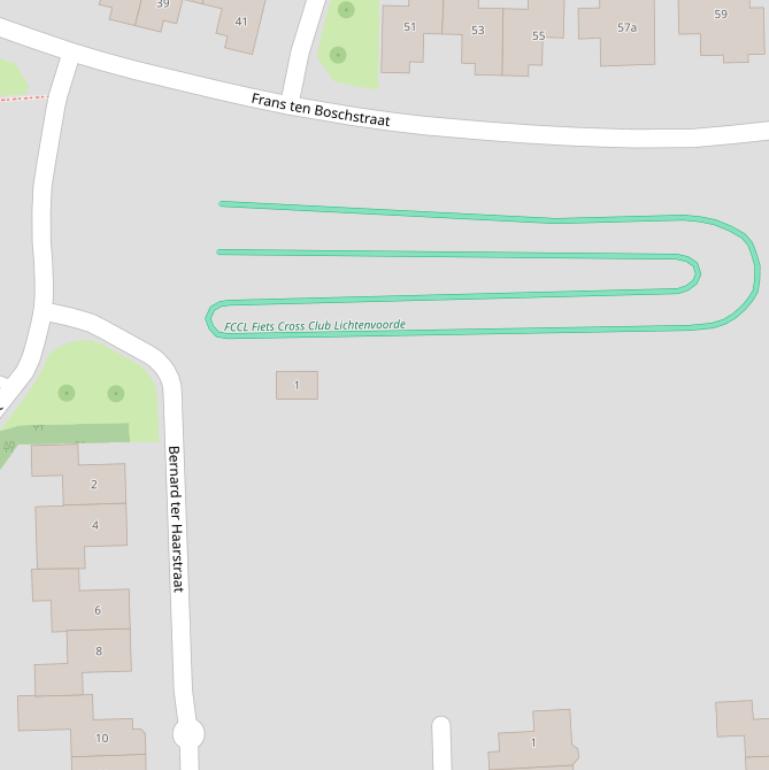 Kaart van het Pastoor van Ars pad.