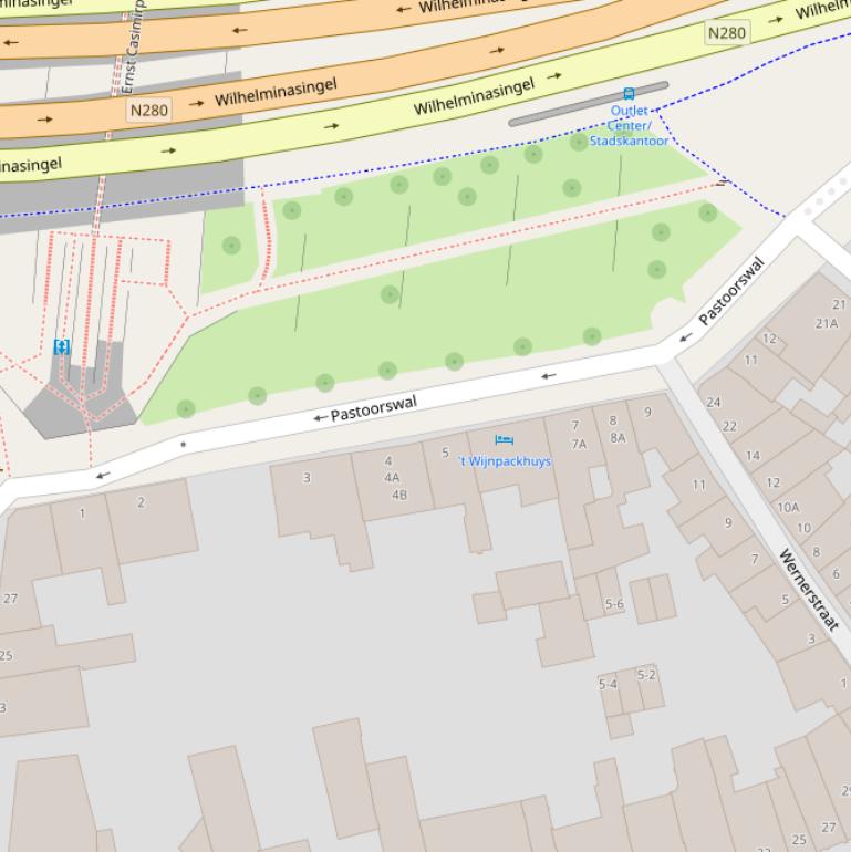 Kaart van  Pastoorswal.