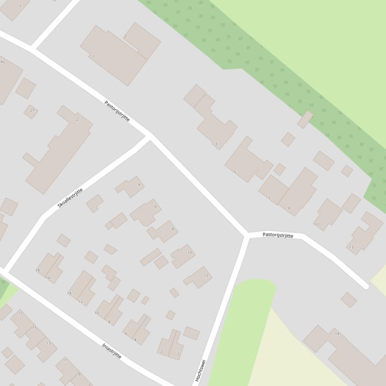 Kaart van  Pastorijstrjitte.