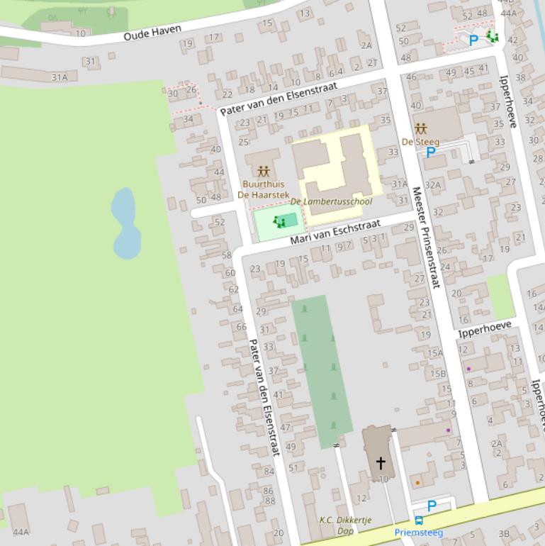 Kaart van  Pater van den Elsenstraat.