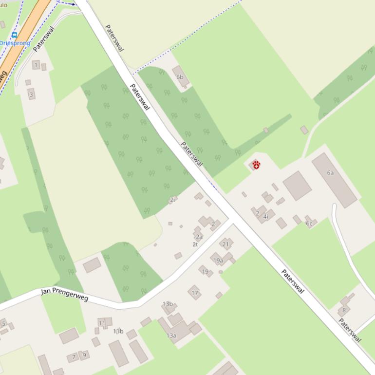 Kaart van  Paterswal.