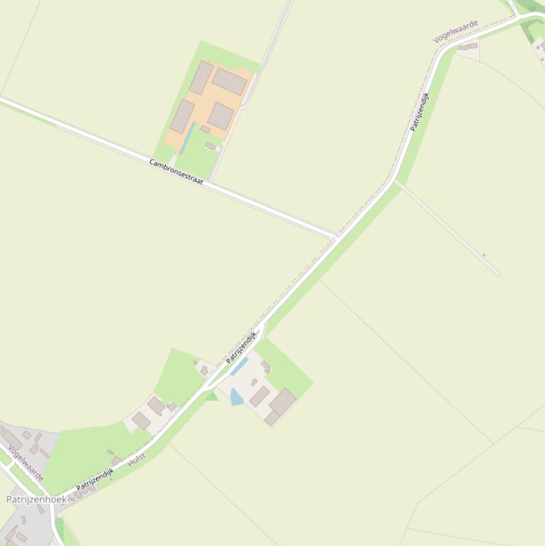 Kaart van de Patrijzendijk.