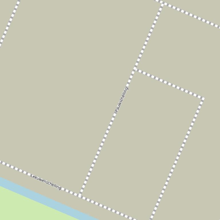 Kaart van  Pauwschelling.