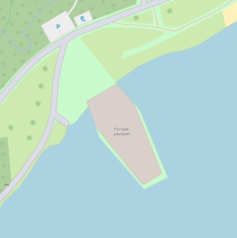 Kaart van de Paviljoenlaan.
