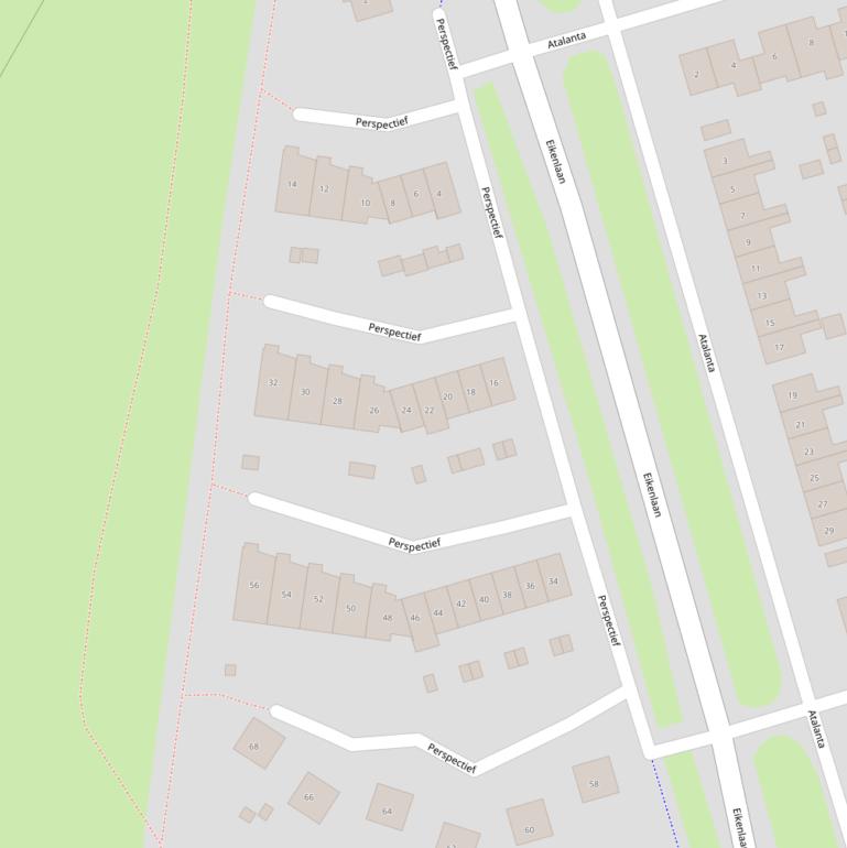 Kaart van  Perspectief.