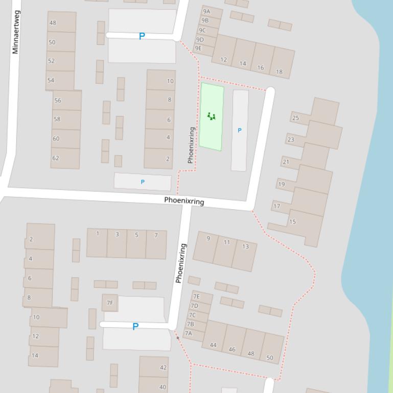 Kaart van  Phoenixring.