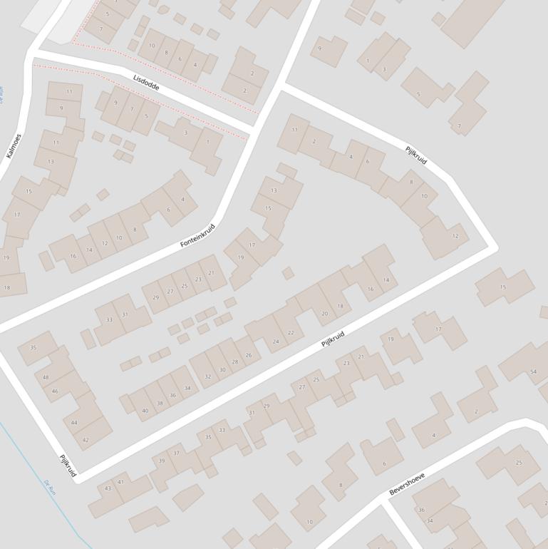 Kaart van  Pijlkruid.