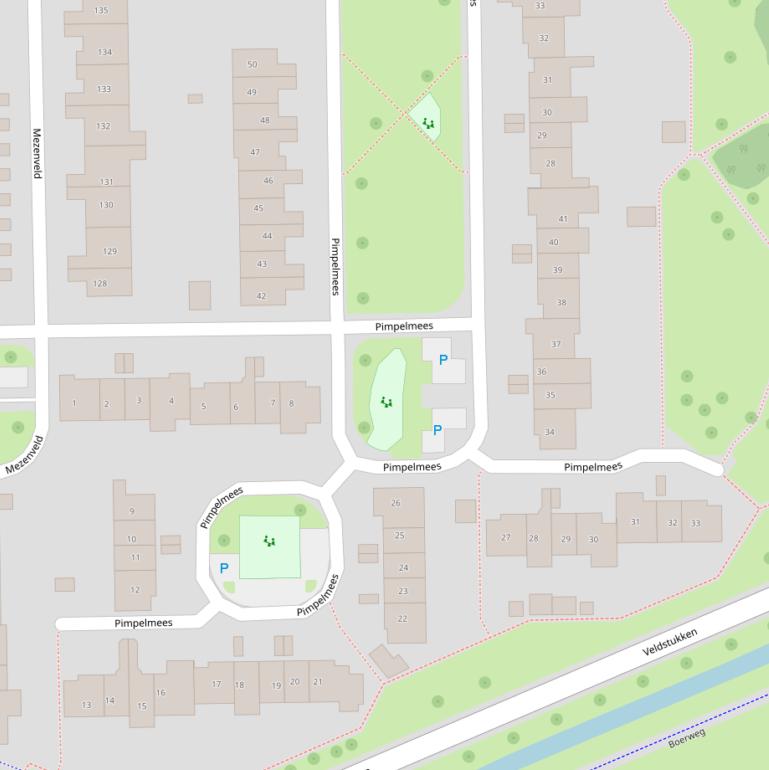 Kaart van  Pimpelmees.