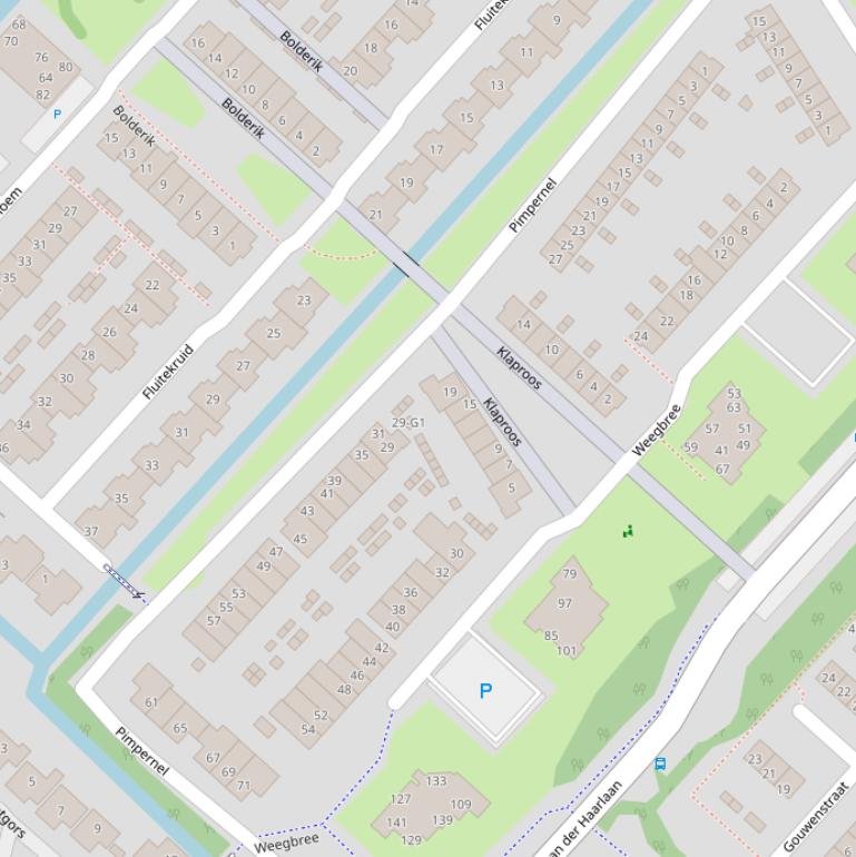 Kaart van  Pimpernel.