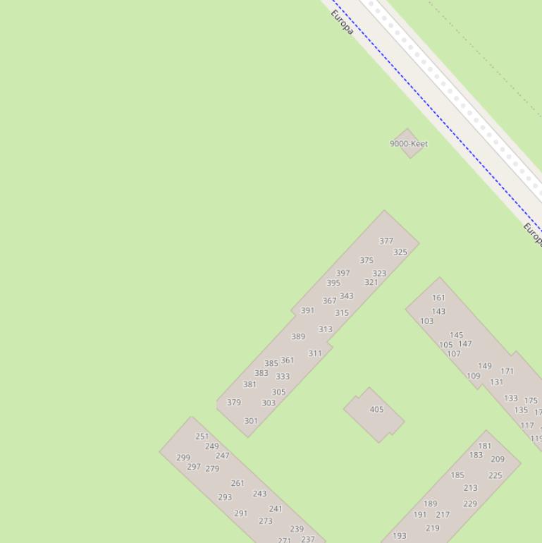 Kaart van de Pionierstraat.