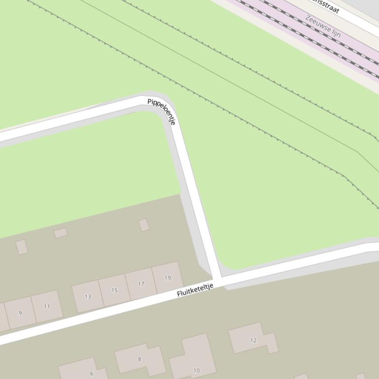 Kaart van  Pippeloentje.