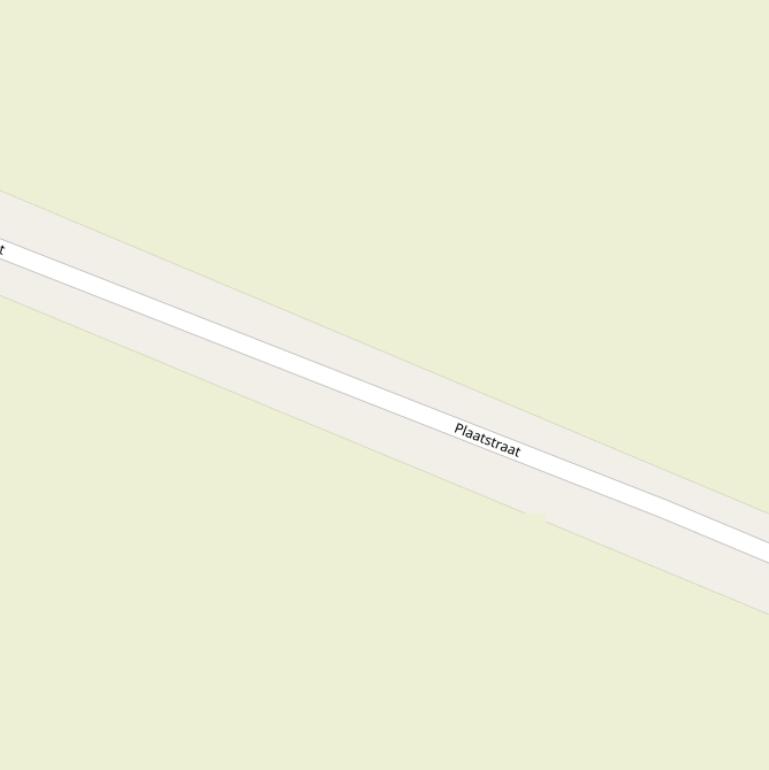 Kaart van de Plaatstraat.