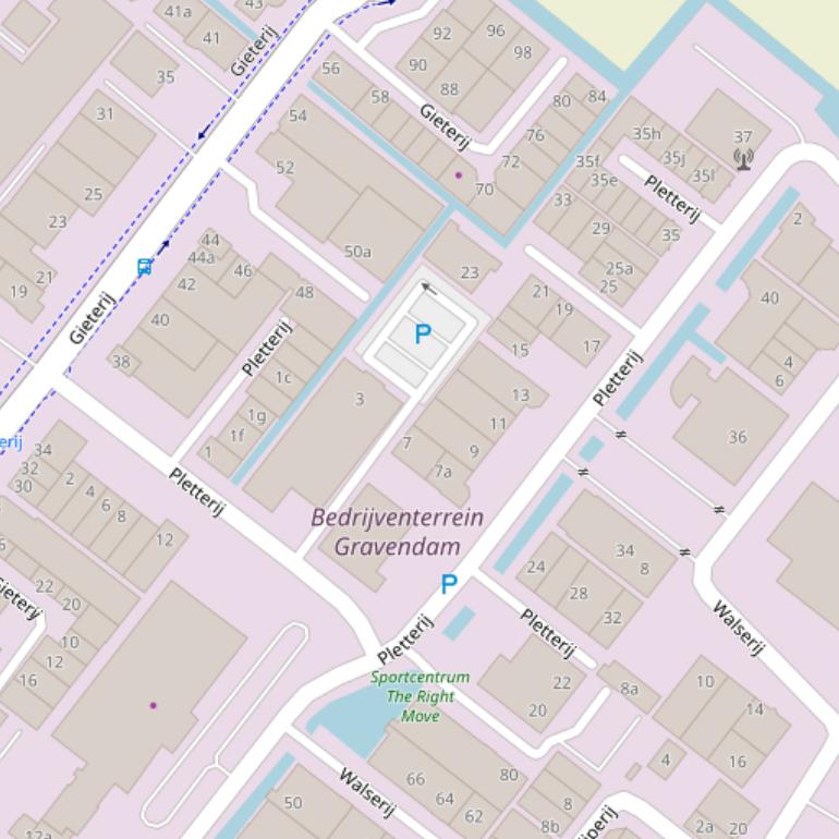 Kaart van  Pletterij.