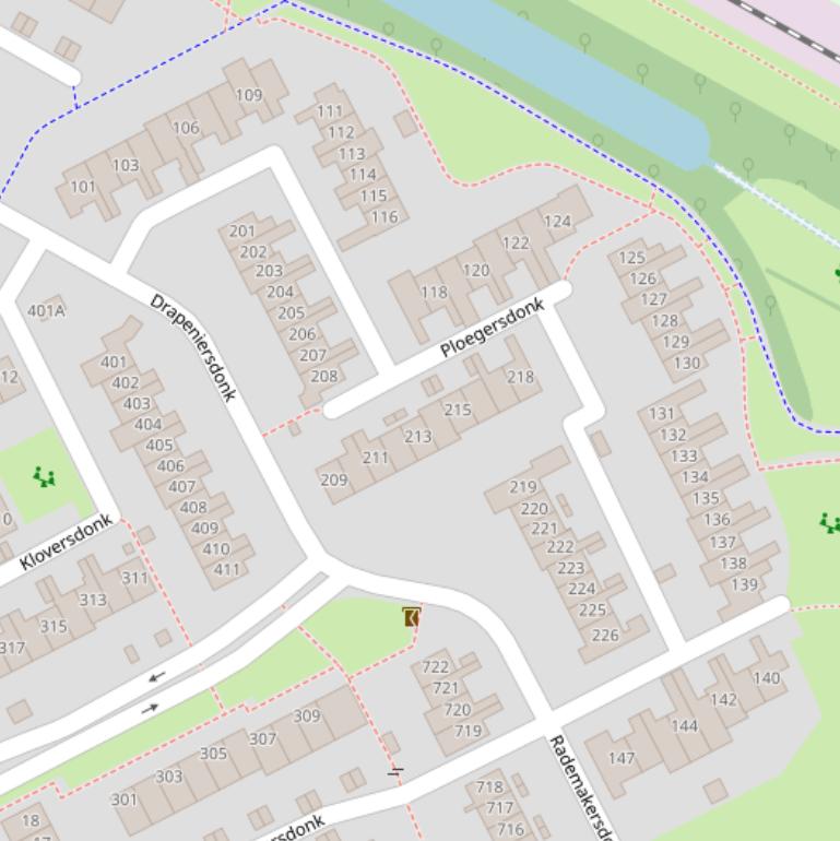 Kaart van  Ploegersdonk.