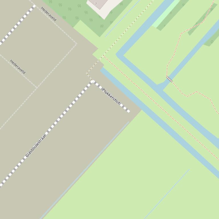 Kaart van de Plukkershof.