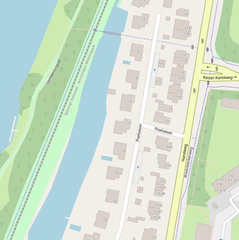 Kaart van  Poeloever.