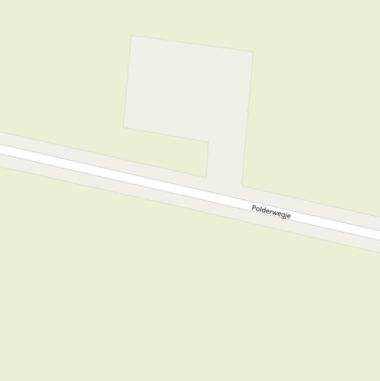 Kaart van  Polderwegje.