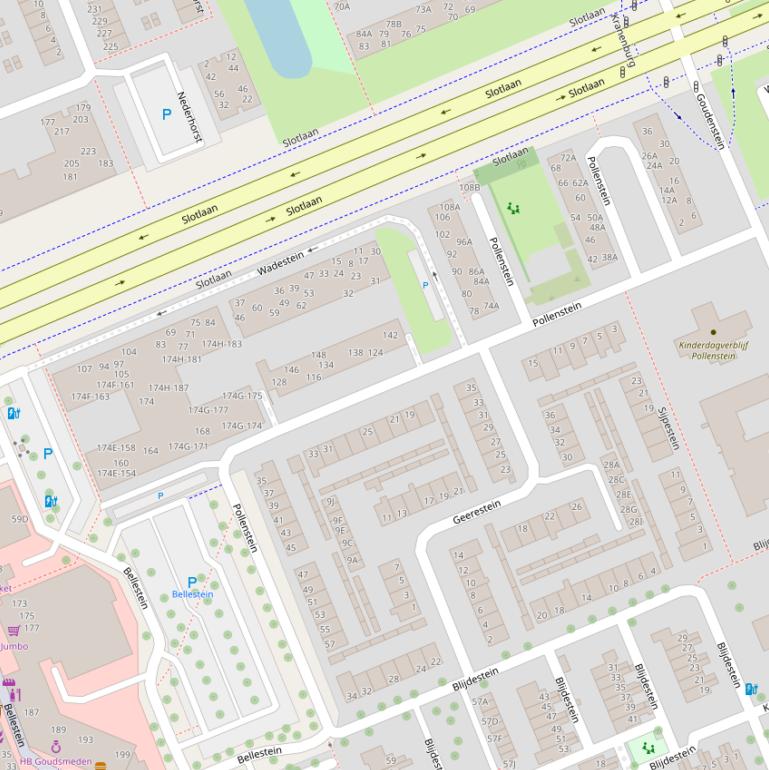 Kaart van  Pollenstein.