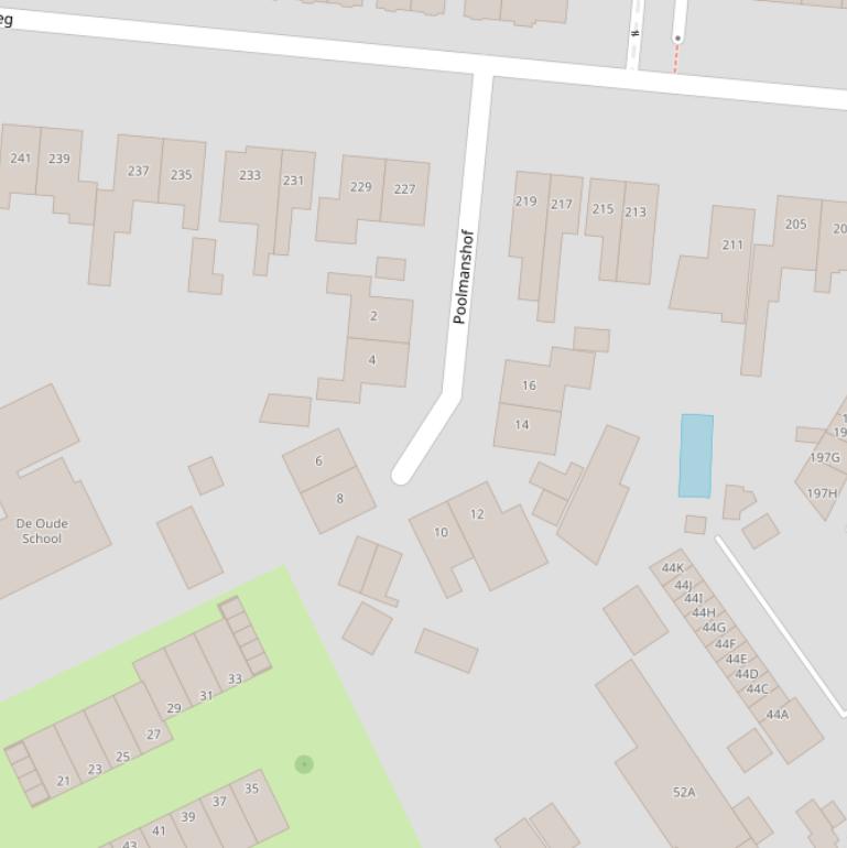 Kaart van de Poolmanshof.