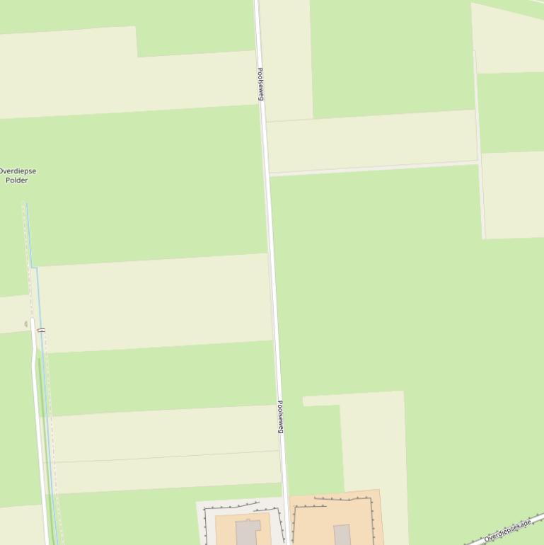 Kaart van de Poolseweg.