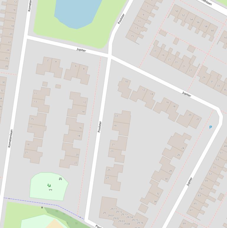 Kaart van  Poolster.