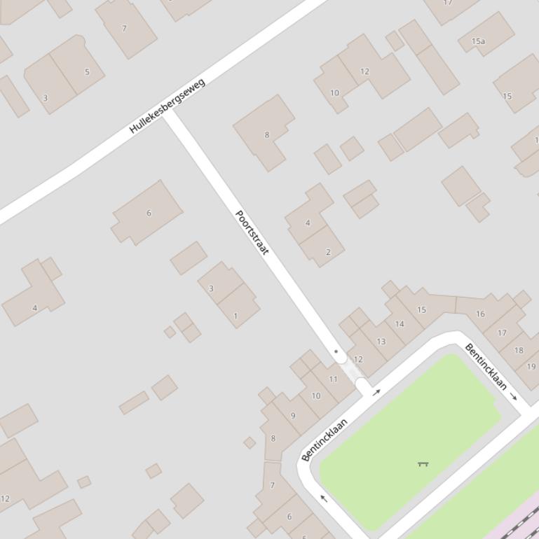 Kaart van de Poortstraat.