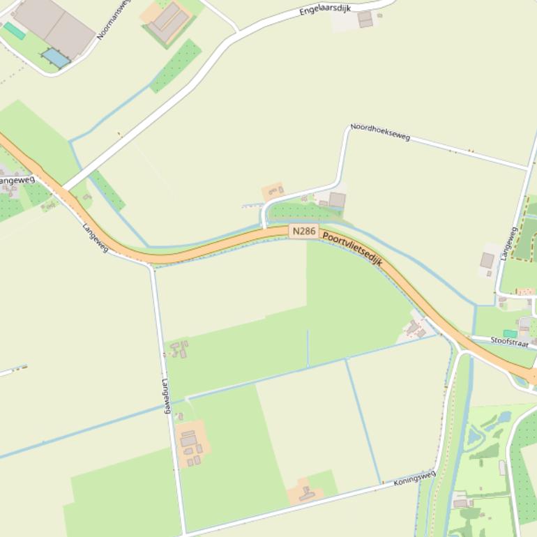 Kaart van de Poortvlietsedijk.