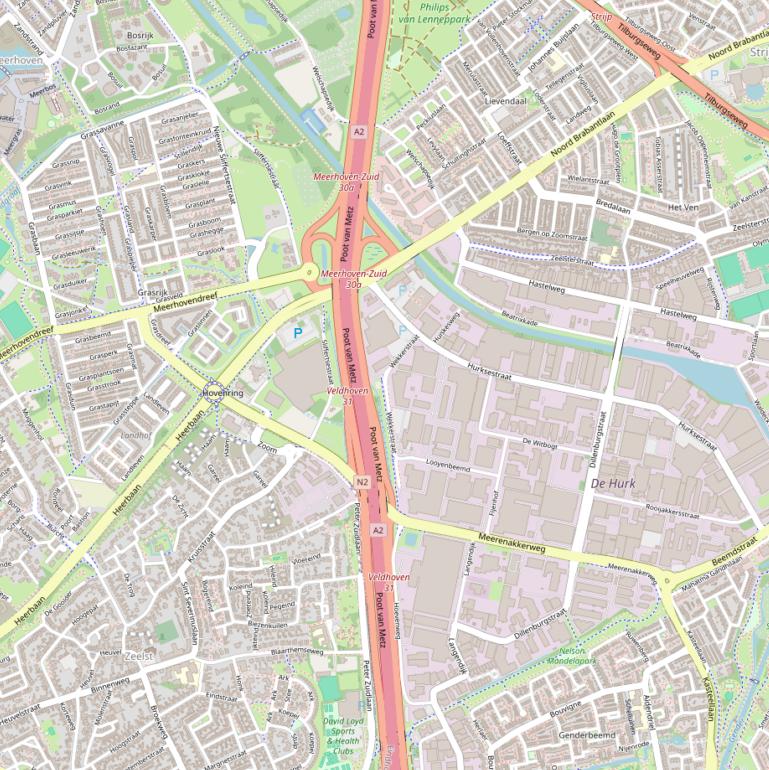 Kaart van  Poot van Metz.