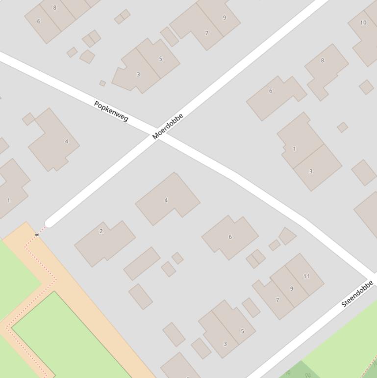 Kaart van de Popkenweg.