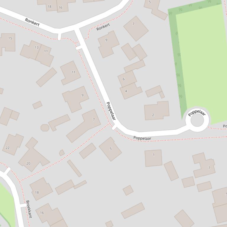 Kaart van  Poppelaar.