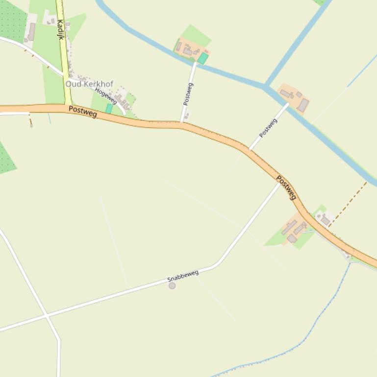 Kaart van de Postweg.