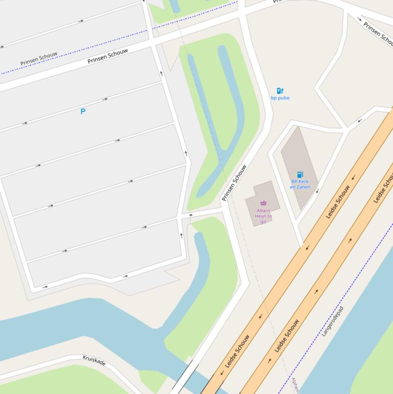 Kaart van  Prinsen Schouw.