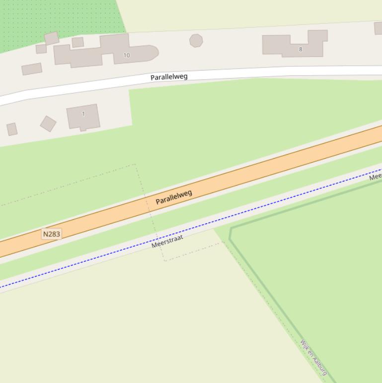 Kaart van  Provincialeweg-Zuid.