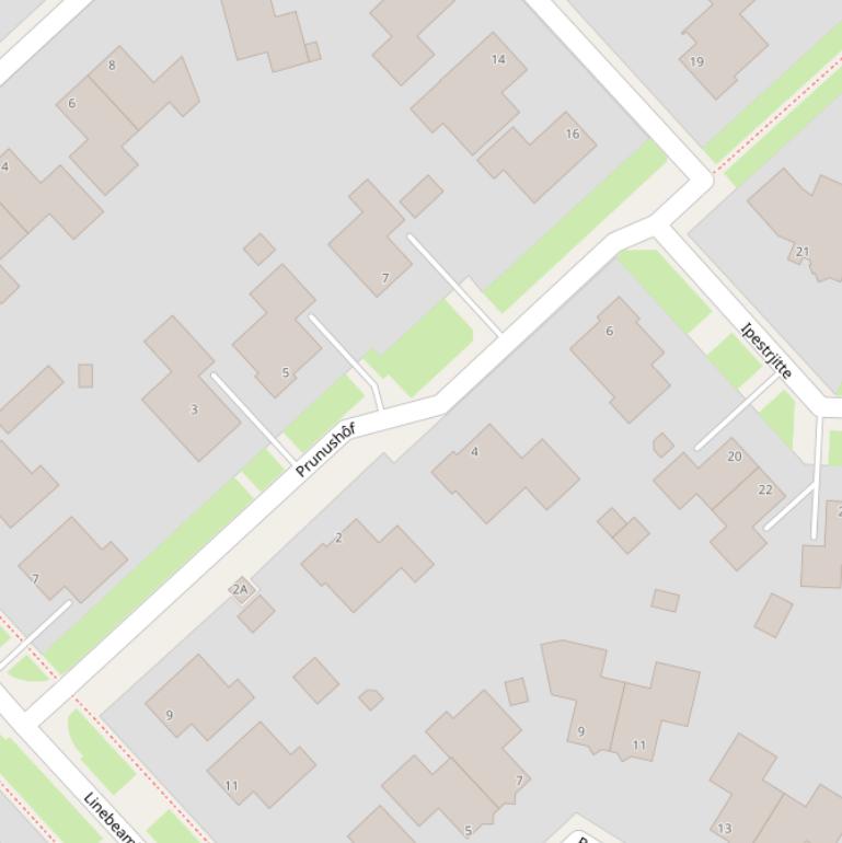 Kaart van  Prunushôf.