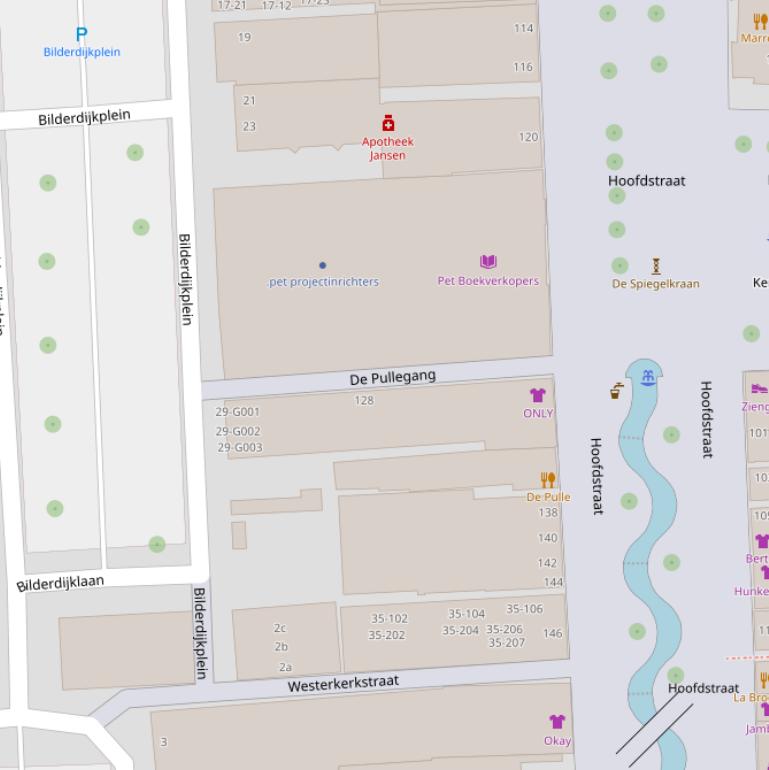 Kaart van  Pullegang.