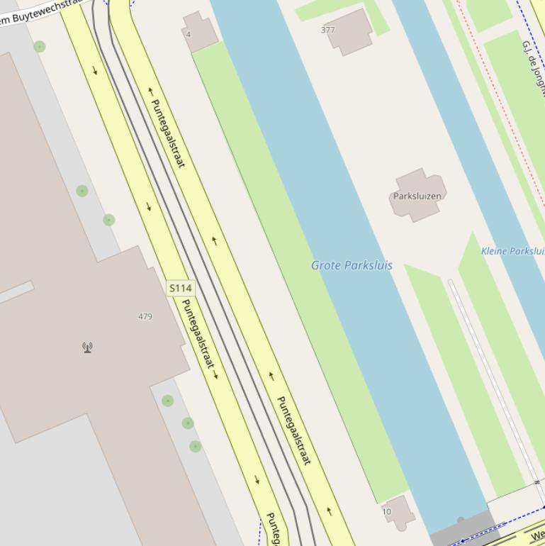 Kaart van de Puntegaalstraat.