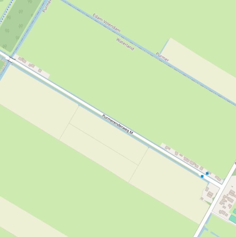Kaart van  Purmerenderweg M.