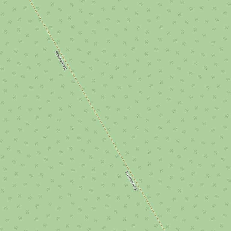 Kaart van de Pustheiweg.