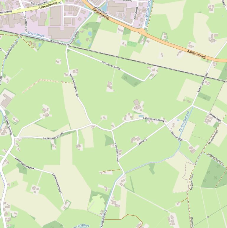 Kaart van  Rademakersbroek.