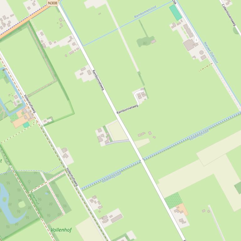 Kaart van de Rambonnetweg.