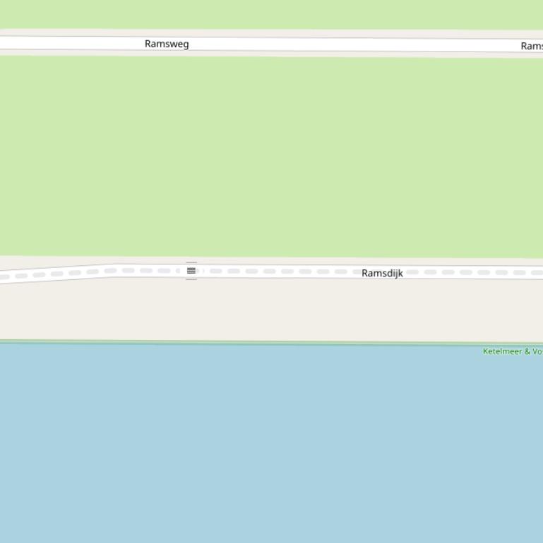 Kaart van de Ramsdijk.