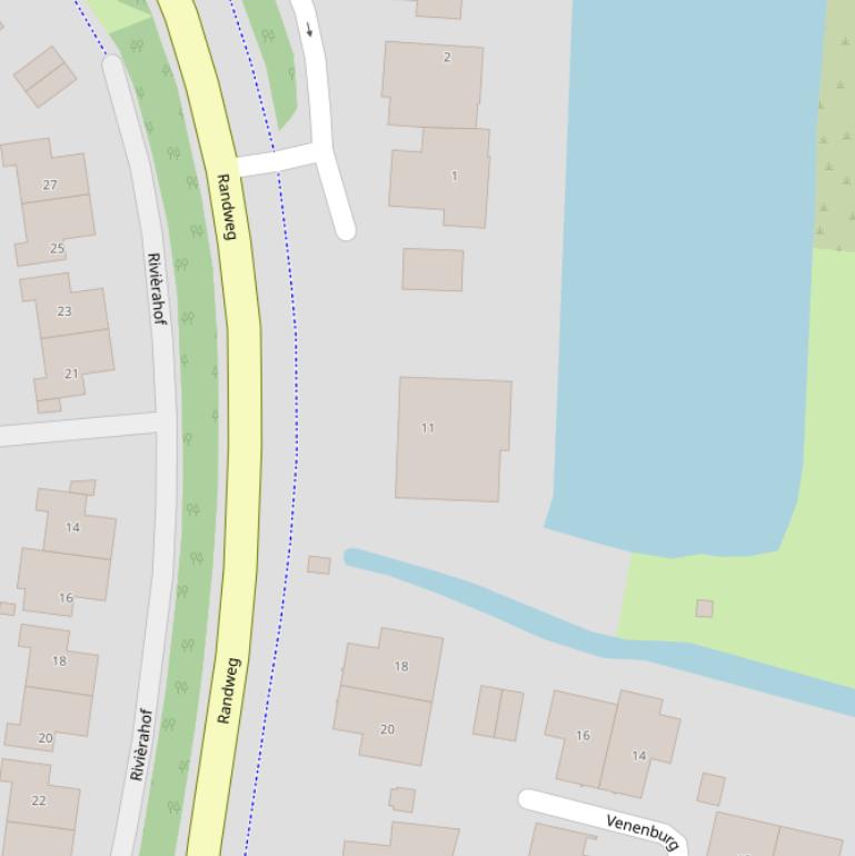 Kaart van de Randweg.